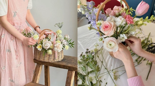 dạy cắm hoa nghệ thuật