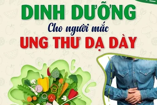 Dinh dưỡng cho người mắc ung thư dạ dày Dinh dưỡng cho người mắc ung thư dạ dày