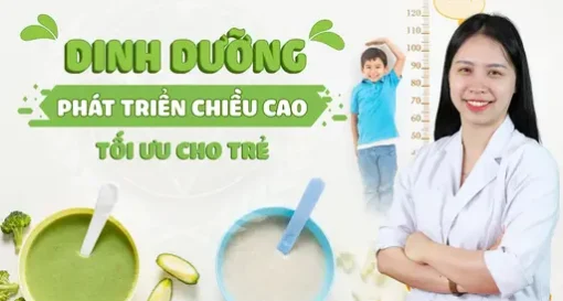 Dinh dưỡng tối ưu chiều cao cho trẻ