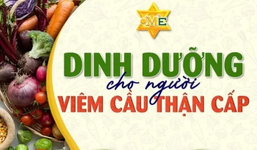 Dinh dưỡng cho người viêm cầu thận cấp