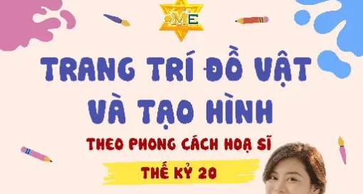 MT trang trí đồ vật hoạ sĩ