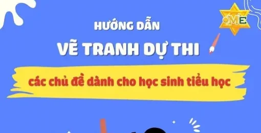 MT tranh dự thi học sinh tiểu học