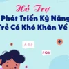 TLH hõo trợ trẻ khó khăn về viết