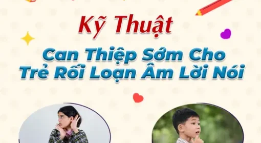 TLH kỹ thuật can thiệp sớm cho trẻ bị rối loạn âm lời nói