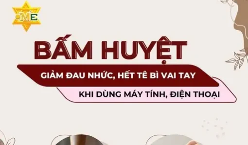 YHCT Bấm huyệt giảm đau nhức, hết tê bì vai tay khi dùng máy tính, điện thoại