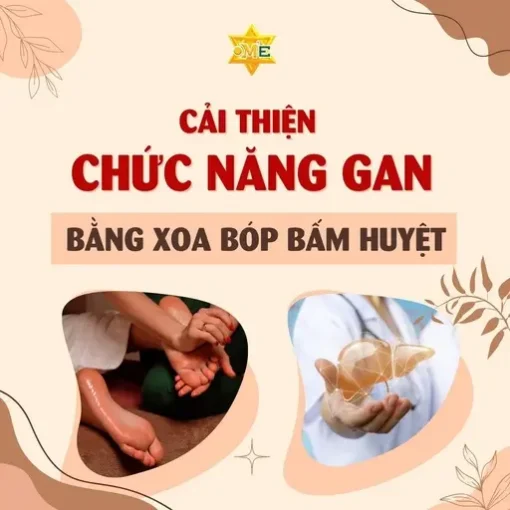 YHCT Cải thiện chức năng gan bằng xoa bóp bấm huyệt