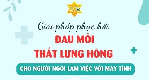 YHCT Giải pháp phục hồi đau mỏi thắt lưng hông cho người ngồi làm việc với máy tính YHCT Giải pháp phục hồi đau mỏi thắt lưng hông cho người ngồi làm việc với máy tính