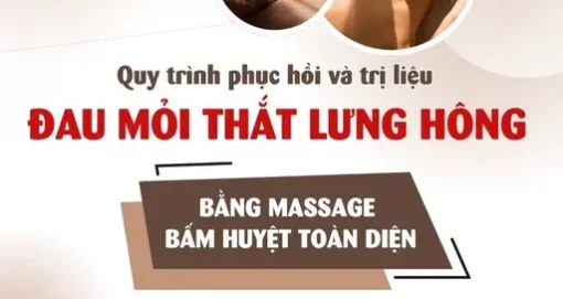 YHCT Quy trình phục hồi và trị liệu đau mỏi thắt lưng hông bằng massage, bấm huyệt toàn diện