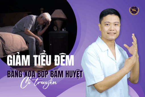 Cải thiện tiểu đêm bằng xoa bóp bấm huyệt