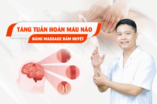 Tăng tuần hoàn máu não bằng massage bấm huyệt
