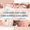 Cắm hoa thư giãn cho không gian sống