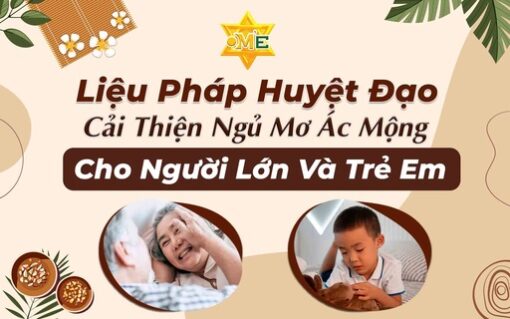 Liệu pháp huyệt đạo cải thiện ngủ mơ ác mộng cho người lớn và trẻ em