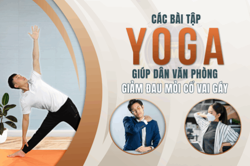 Yoga các bài tập giúp dân văn phòng giảm đau mỏi cổ vai gáy