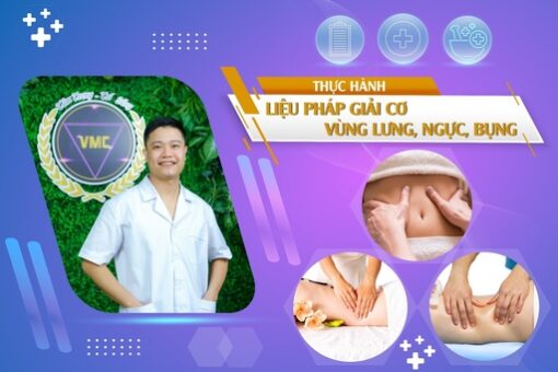 Thực hành liệu pháp giải cơ vùng lưng, ngực, bụng