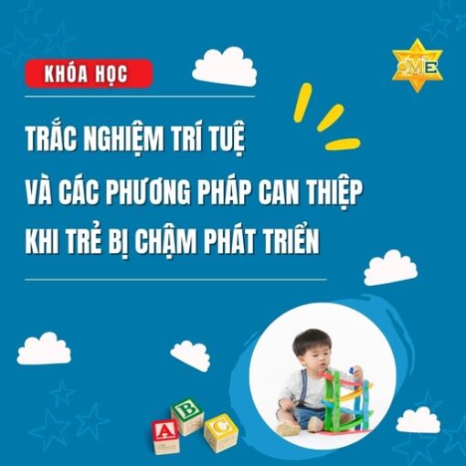 Trắc nghiệm Trí tuệ và các phương pháp can thiệp khi trẻ bị chậm phát triển