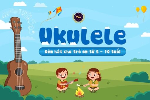 Ukulele đệm hát cho trẻ em từ 5-10 tuổi