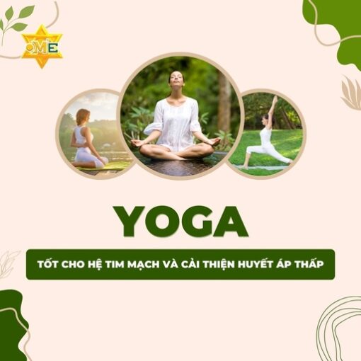 Yoga tốt cho hệ tim mạch và cải thiện huyết áp thấp