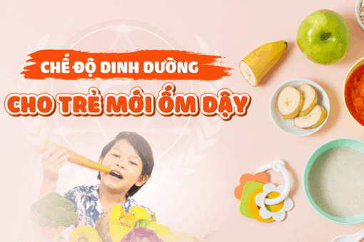 Chế độ dinh dưỡng cho trẻ mới ốm dậy