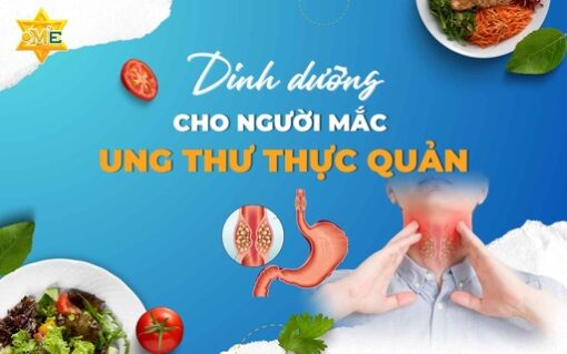 Dinh dưỡng cho người mắc ung thư thực quản