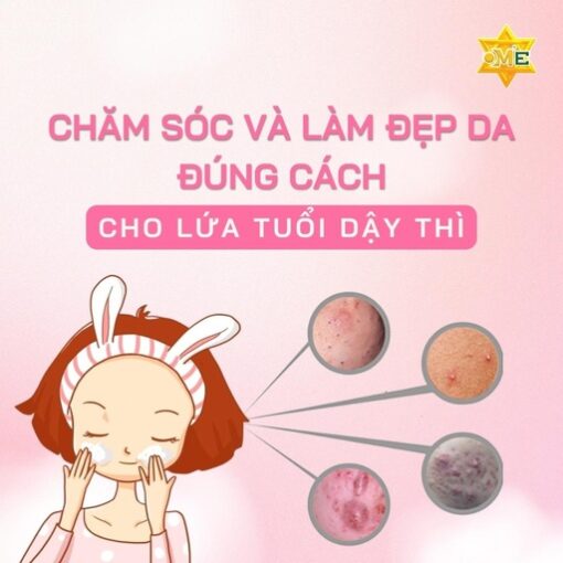 Chăm sóc và làm đẹp da đúng cách cho lứa tuổi dậy thì