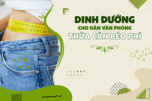 Dinh dưỡng cho dân văn phòng thừa cân, béo phì