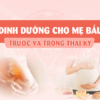 Dinh dưỡng cho mẹ bầu trước và trong thai kỳ