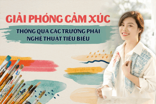 Giải phóng cảm xúc thông qua các trường phái nghệ thuật tiêu biểu