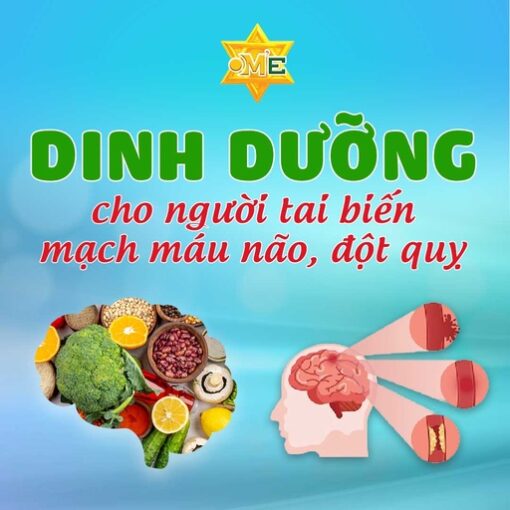 Dinh dưỡng cho người tai biến mạch máu não, đột quỵ