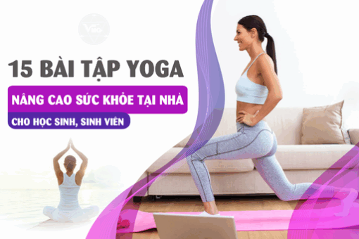15 bài tập Yoga nâng cao sức khỏe tại nhà cho học sinh, sinh viên
