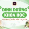 Dinh dưỡng khoa học cho người gầy, hấp thụ kém
