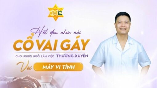 Hết đau nhức mỏi cổ vai gáy cho người ngồi làm việc thường xuyên với máy vi tính