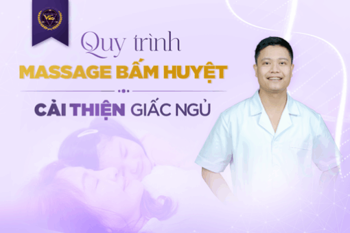 Quy trình massage bấm huyệt cải thiện giấc ngủ