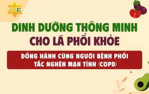 Dinh dưỡng thông minh cho người có lá phổi khoé