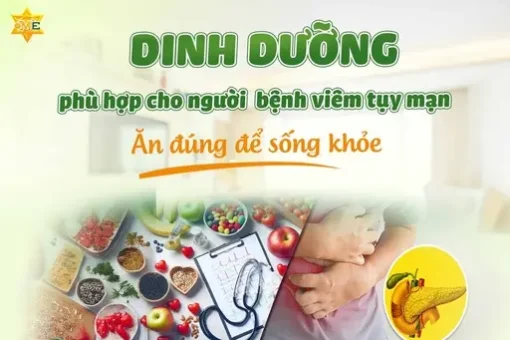 Dinh dưỡng cho người viêm tuỵ mạn