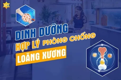 Dinh dưỡng hợp lý cho người loãng xương