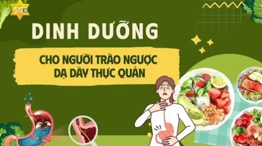 Dinh dưỡng cho người trào ngược dạ dày thực quản