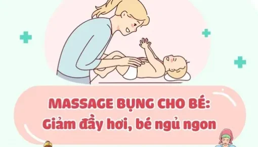MS Massage bụng cho bé Giảm đầy hơi, bé ngủ ngon
