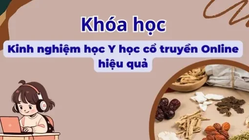 YHCT Kinh nghiệm học y học cổ truyền online hiệu quả