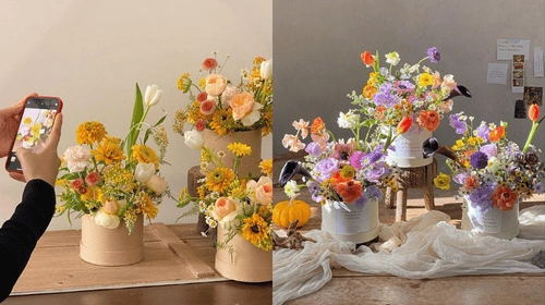 Học cách cắm hoa