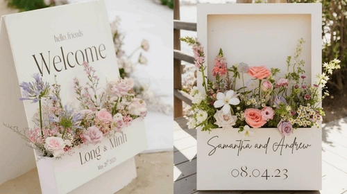 Dạy cắm hoa để bàn ngày cưới