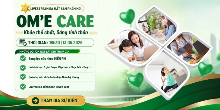 Ra mắt sản phẩm OM'E Care