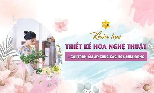 Thiết kế hoa nghệ thuật mùa đông