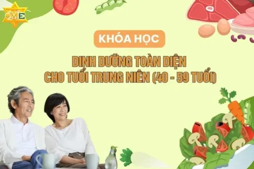 Dinh dưỡng toàn diện cho tuổi trung niên (40 – 59 tuổi)